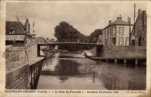 Ak Châtillon Coligny Loiret, Pont du Puyrault