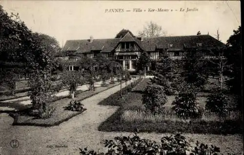 Ak Pannes Loiret, Villa Ker Marny, Garten