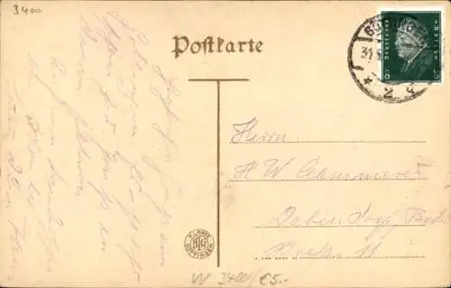 Ak Göttingen in Niedersachsen, Innenansicht vom Ratskeller