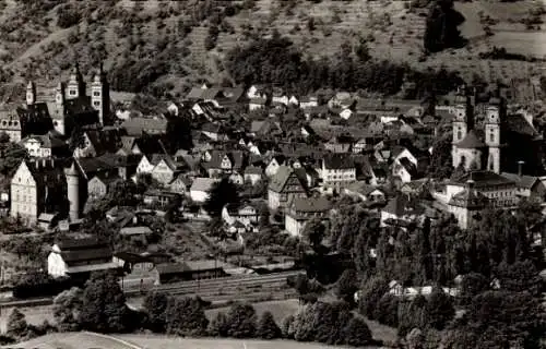 Ak Amorbach im Odenwald Unterfranken, Gesamtansicht