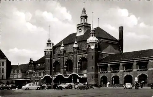 Ak Hansestadt Lübeck, Hauptbahnhof