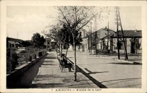 Ak Ain Sefra Algerien, Avenue de la Gare