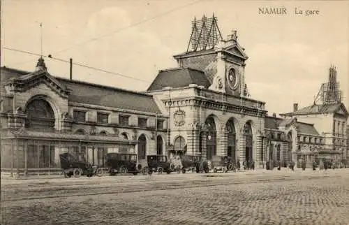 Ak Namur Wallonien, Bahnhof