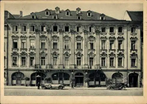 Ak Augsburg in Schwaben, Hotel Drei Mohren, Front