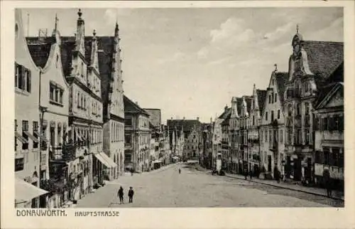 Ak Donauwörth in Schwaben Bayern, Hauptstraße