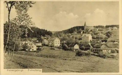 Ak Fichtelberg im Fichtelgebirge Oberfranken, Panorama