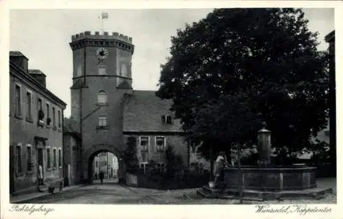 Ak Wunsiedel im Fichtelgebirge Oberfranken, Koppetentor