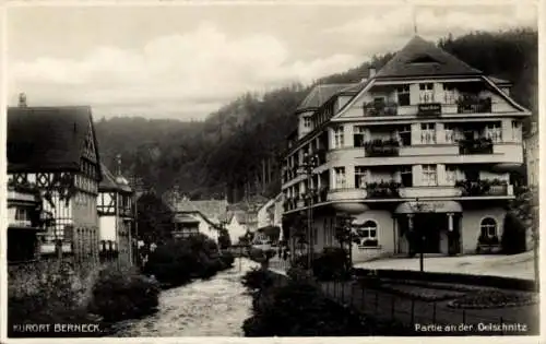 Ak Bad Berneck, an der Oelschnitz, Hotel Bube
