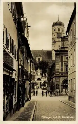 Ak Dillingen an der Donau, Kirchstraße
