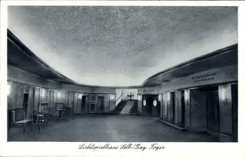 Ak Selb im Fichtelgebirge Oberfranken, Lichtspielhaus, Kino, Foyer