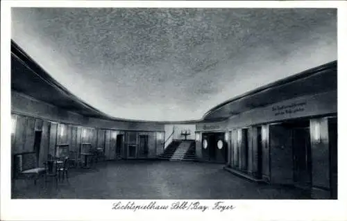 Ak Selb im Fichtelgebirge Oberfranken, Lichtspielhaus, Kino, Foyer