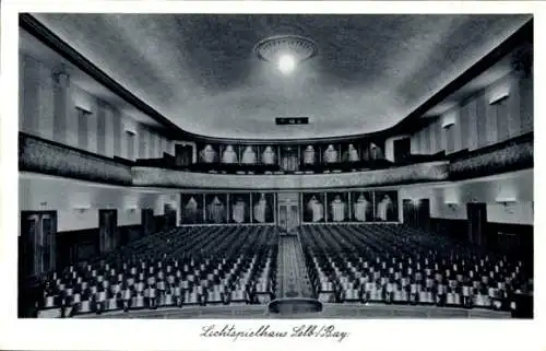 Ak Selb Oberfranken, Lichtspielhaus, Kino, Zuschauerraum, Inh. Hans Vogel