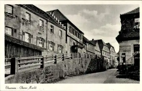 Ak Thurnau in der Fränkischen Schweiz Bayern, Oberer Markt