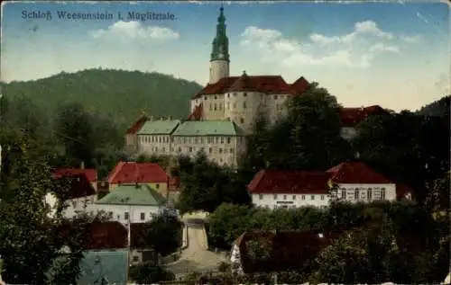 Ak Weesenstein Müglitztal in Sachsen, Schloss