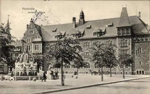 Ak Karlsruhe in Baden, Gutenbergschule