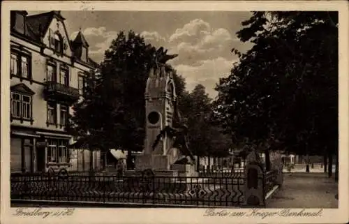 Ak Friedberg im Wetteraukreis Hessen, Kriegerdenkmal