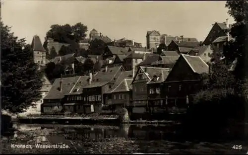 Ak Kronach in Oberfranken, Wasserstraße