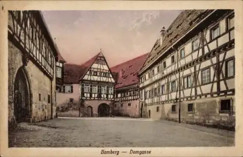 Ak Bamberg, Domgasse