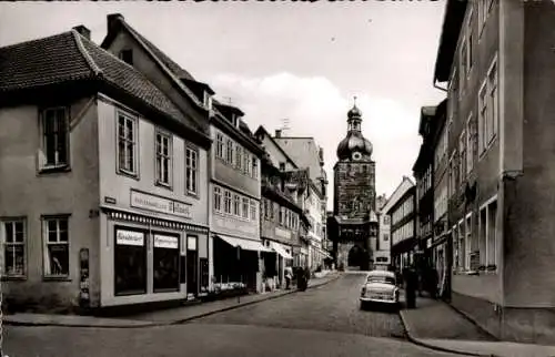 Ak Coburg in Oberfranken, Judengasse und Turm