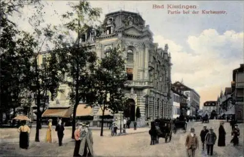 Ak Bad Kissingen Unterfranken Bayern, Kurhausstraße