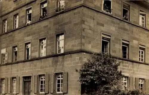 Foto Ak Würzburg am Main Unterfranken, Wohnhaus