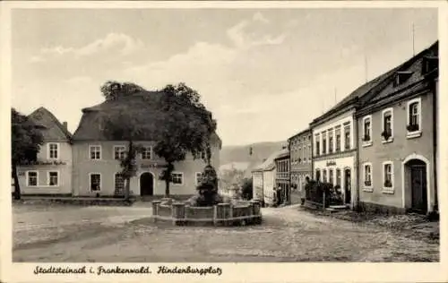 Ak Stadtsteinach Oberfranken, Hindenburgplatz