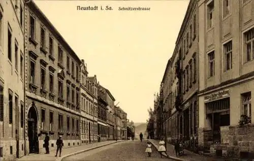 Ak Neustadt in Sachsen, Sebnitzerstraße