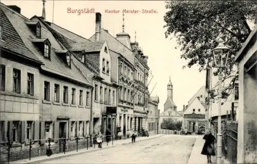 Ak Burgstädt in Sachsen, Kantor Meister-Straße