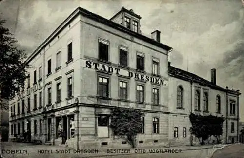 Ak Döbeln in Sachsen, Hotel Stadt Dresden