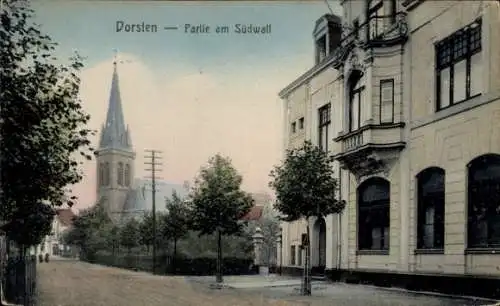 Ak Dorsten in Westfalen, Südwallpartie