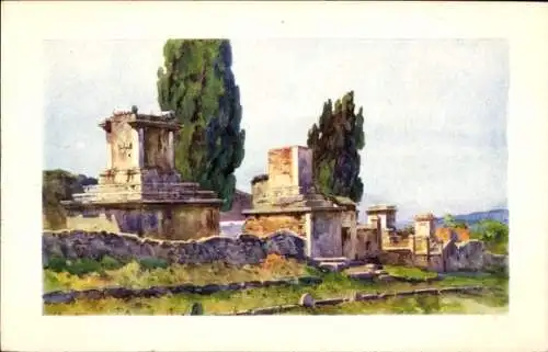 Ak Pompei Campania, Via dei Sepoleri