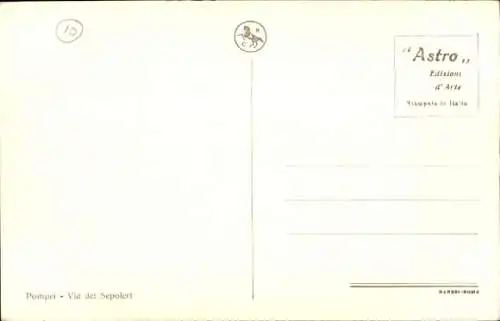 Ak Pompei Campania, Via dei Sepoleri