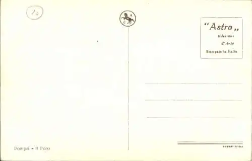 Ak Pompei Campania, Il Foro