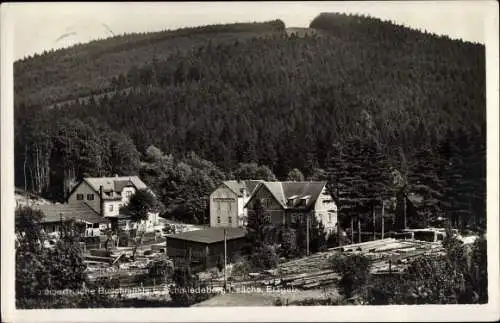 Ak Schmiedeberg im Erzgebirge, Sommerfrische Buschmühle