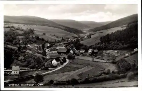 Ak Watterbach Kirchzell im Odenwald Bayern, Panorama