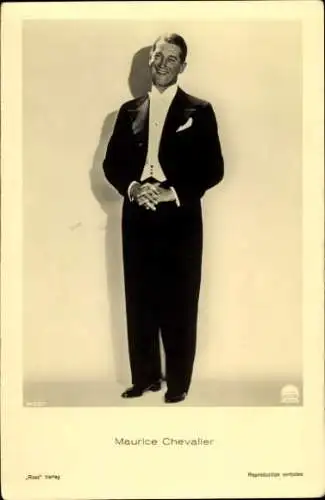 Ak Schauspieler Maurice Chevalier, Portrait