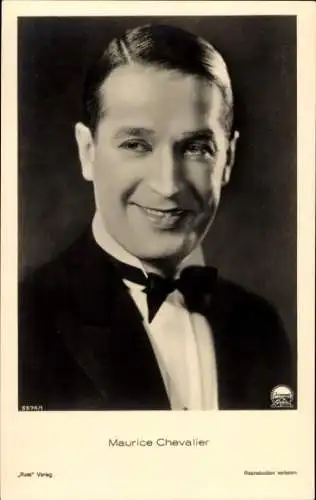 Ak Schauspieler Maurice Chevalier, Portrait