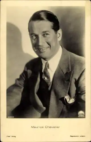 Ak Schauspieler Maurice Chevalier, Portrait