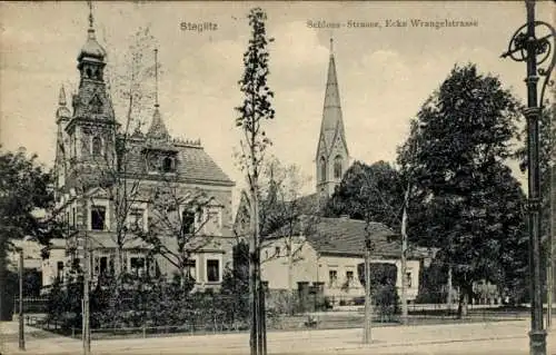 Ak Berlin Steglitz, Schloss-Straße, Ecke Wrangelstraße