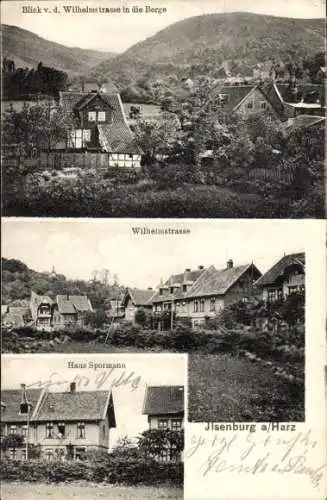 Ak Ilsenburg im Harz, Wilhelmstraße, Haus Spormann