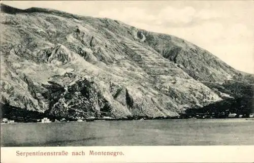 Ak Montenegro, Serpentinenstraße