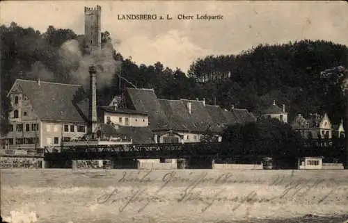 Ak Landsberg am Lech Oberbayern, Obere Lechpartie
