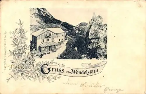 Ak Wendelstein in Mittelfranken, Berghotel