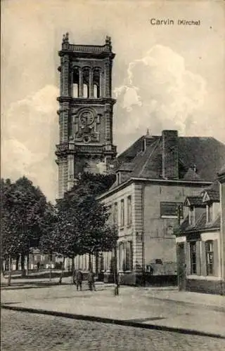 Ak Carvin Pas de Calais, Kirche