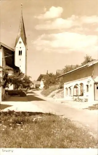 Ak Törwang Samerberg in Oberbayern, Teilansicht, Kirche