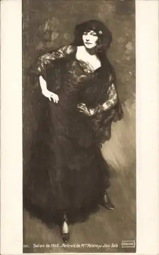 Künstler Ak Sala, Jean, Salon 1910, Madame Polaire, Tänzerin, Schauspielerin