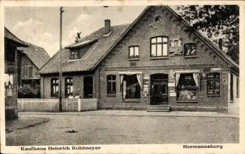 Ak Hermannsburg Südheide in der Lüneburger Heide, Kaufhaus Heinrich Kohlmeyer