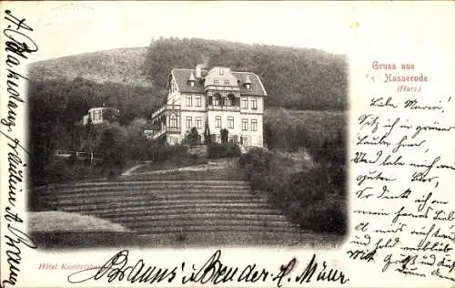 Ak Hasserode Wernigerode im Harz, Hotel Kapitelsburg