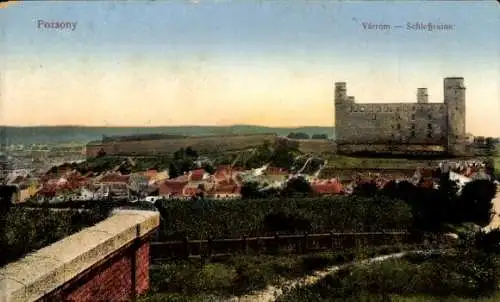 Ak Pozsony Pressburg Bratislava Slowakei, Schlossruine