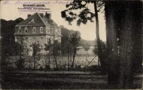 Ak Neu Babelsberg Neubabelsberg Potsdam, Sanatorium Bergstücken